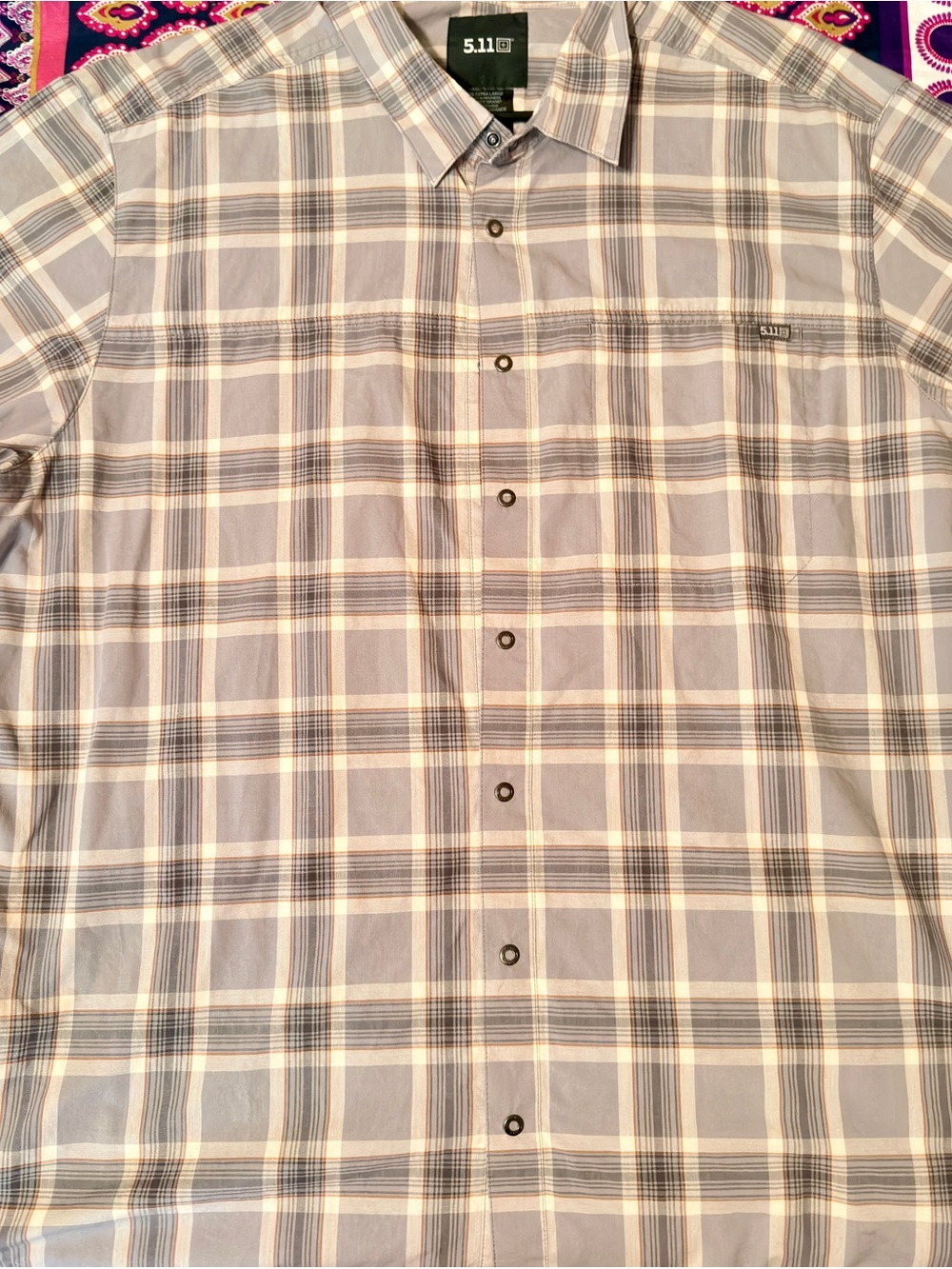 5.11 Tactical Men's Wyatt Gray Button-Up Shirt